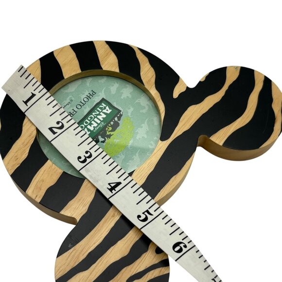 Disney Animal Kingdom Mickey Mouse Zebra Photo Frame 5" - Picture 2 of 6